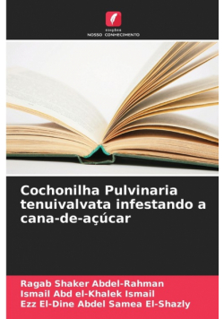 Cochonilha Pulvinaria tenuivalvata infestando a cana-de-açúcar