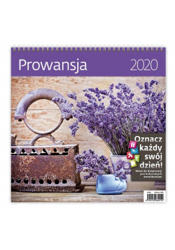 Kalendarz 2020 30x30cm Prowansja HELMA