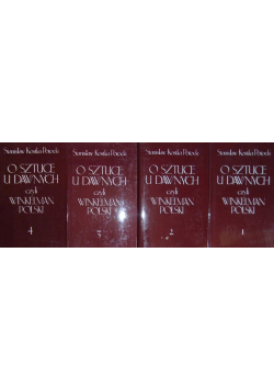 O sztuce u dawnych czyli Winkelman Polski od 1 do 4
