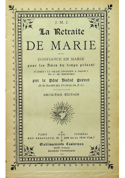 La retraite de Marie 1909