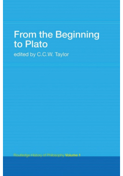 From the Beginning to Plato