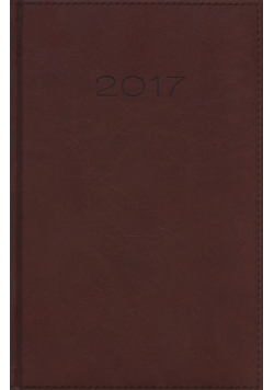Kalendarz 2017 B6 41D Vivella brązowy