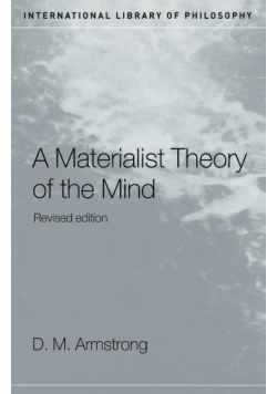 A Materialist Theory of the Mind