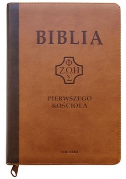 Biblia pierwszego Kościoła z paginat. ciemnybrąz