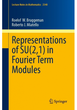 Representations of SU(2,1) in Fourier Term Modules