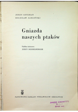 Gniazda naszych ptaków