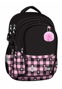 Plecak 4 komorowy BP1 Pink Checkered