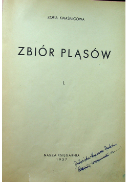 Zbiór pląsów tom 1 1937 r.