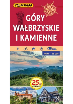 Mapa tur. - Góry Wałbrzyskie i Kamienne 1:35 000
