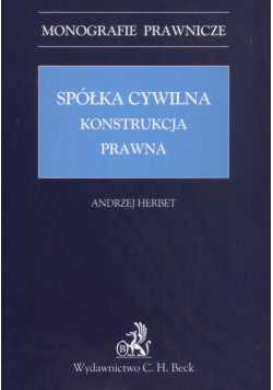 Spółka cywilna Konstrukcja prawna