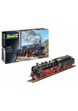 Szybka lokomotywa parowa BR 18 505 z tendrem T38