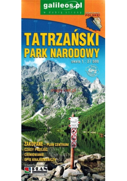 Mapa - Tatrzański Park Narodowy 1:27 500