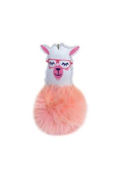 Brelok Pompon-Lama Tick Tock ROZETTE