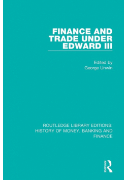 Finance and Trade Under Edward III