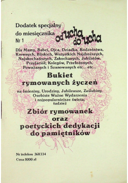 Bukiet rymowanych życzeń