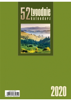 Kalendarz 2020 Biurkowy - 52T jasnozielony CRUX