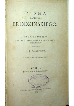 Przekłady i naśladowania 1872 r