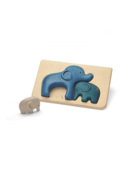 Puzzle drewniane Słonie