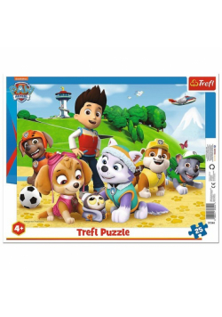 Puzzle 25 ramkowe Psi Patrol na tropie