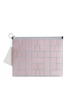 Teczka B5 PP z suwakiem Trend Pink HAPPY COLOR