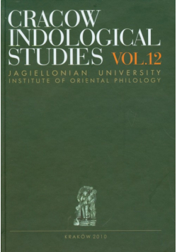 Cracow Indological Studies vol.12