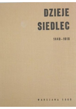 Dzieje siedlec