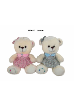 Miś w sukience 29cm MIX