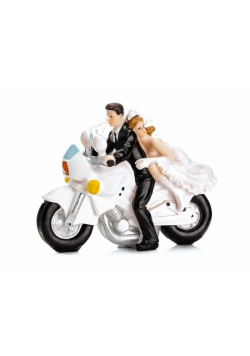 Figurka Para Młoda na motorze 11.5cm