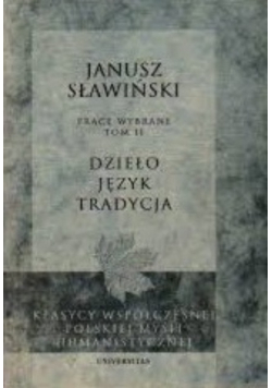 Dzieło język tradycja Tom II