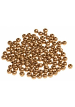 Koraliki drewniane do nawlekania złote 8mm 120szt