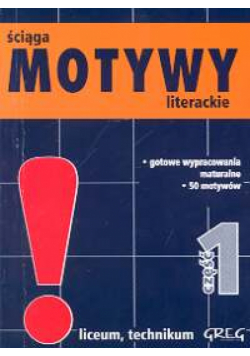 Motywy literackie 1 ściąga