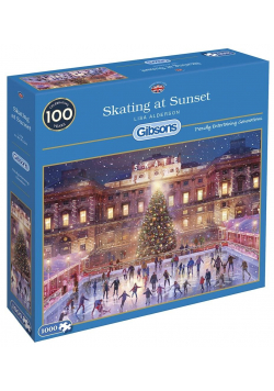Puzzle 1000 Jazda na łyżwach w świątecznym G3