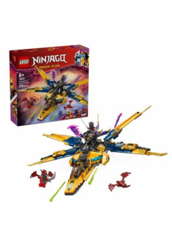 LEGO(R) NINJAGO 71833 Ras i burzowy superodrzutowiec