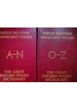 Wielki Słownik Angielsko - Polski 2 tomy