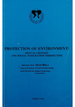 Protection of Environment: Mental Changes and Social Integration Perspective