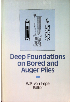 Deep Foundations on Bored & Auger Piles