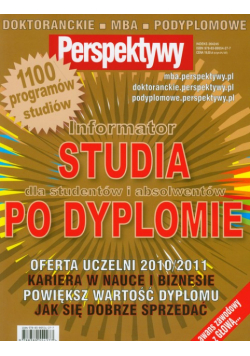 Informator Studia po dyplomie 2010/2011 dla studentów i absolwentów