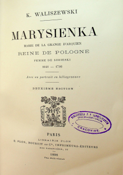 Marysienka 1898 r.