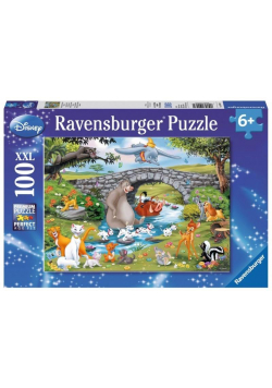 Puzzle 100 Zwierzęta Disneya XXL