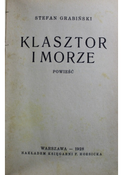 Klasztor i morze 1928 r.