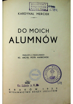 Do moich albumów 1933r