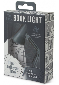 The Little Book Light - lampka do książki - szara