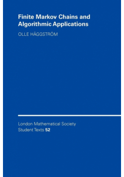 Finite Markov Chains and Algorithmic Applications