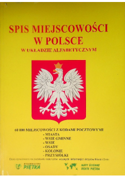Spis miejscowości w Polsce w układzie alfabetycznym