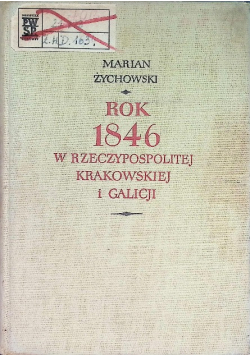Rok 1846 w Rzeczypospolitej krakowskiej i Galicji