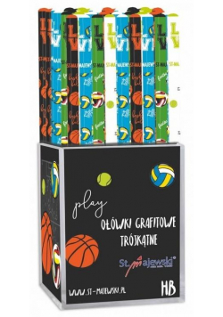 Ołówek trójkątny HB Balls (72szt)