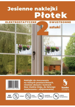 Naklejki jesienne Płotek 2szt