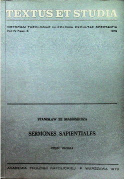 Sermones sapientiales część 3