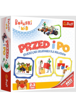 Przed i po - Bobaski i miś TREFL