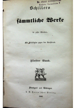 Schillers fammtliche werte 1844 r.
